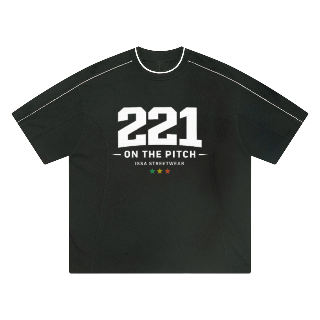 ISSA Contrast Tape Oversized Tee