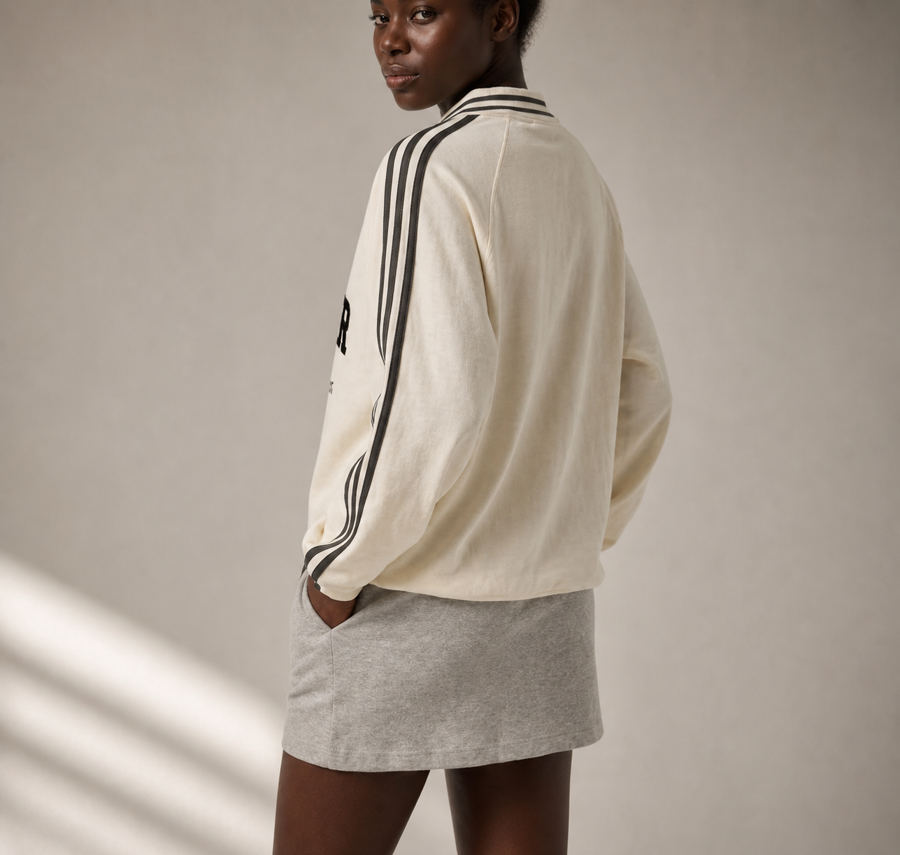 ISSA Dakar Striped Crewneck