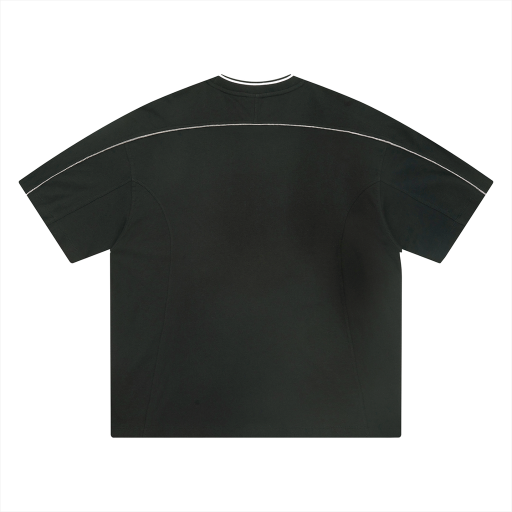 ISSA Contrast Tape Oversized Tee