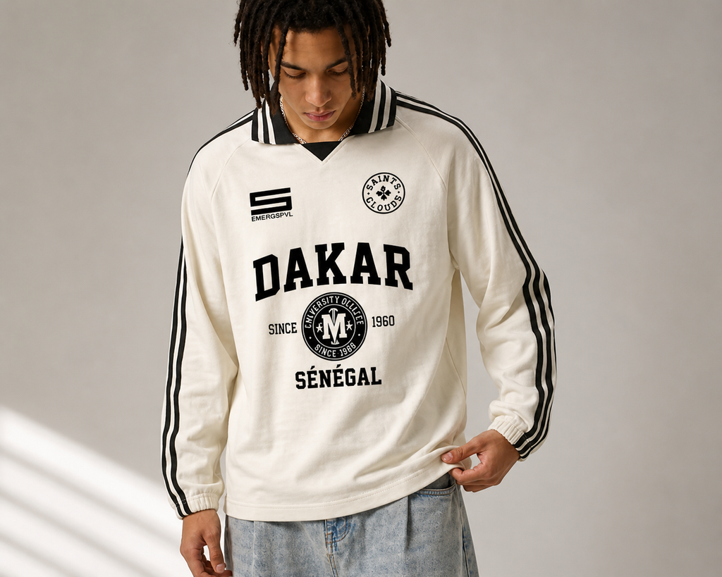 ISSA Dakar Striped Crewneck