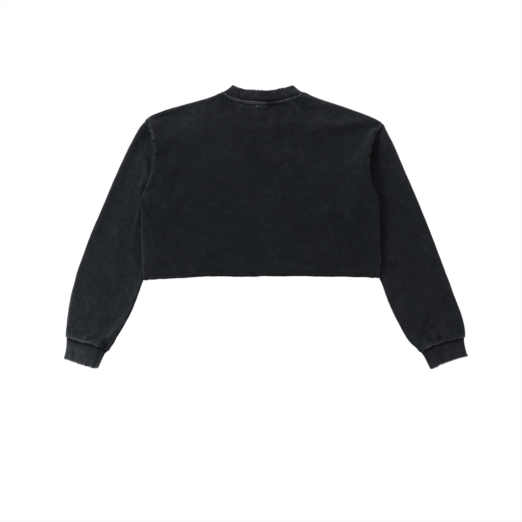 ISSA Snow Wash Crop Sweatshirt
