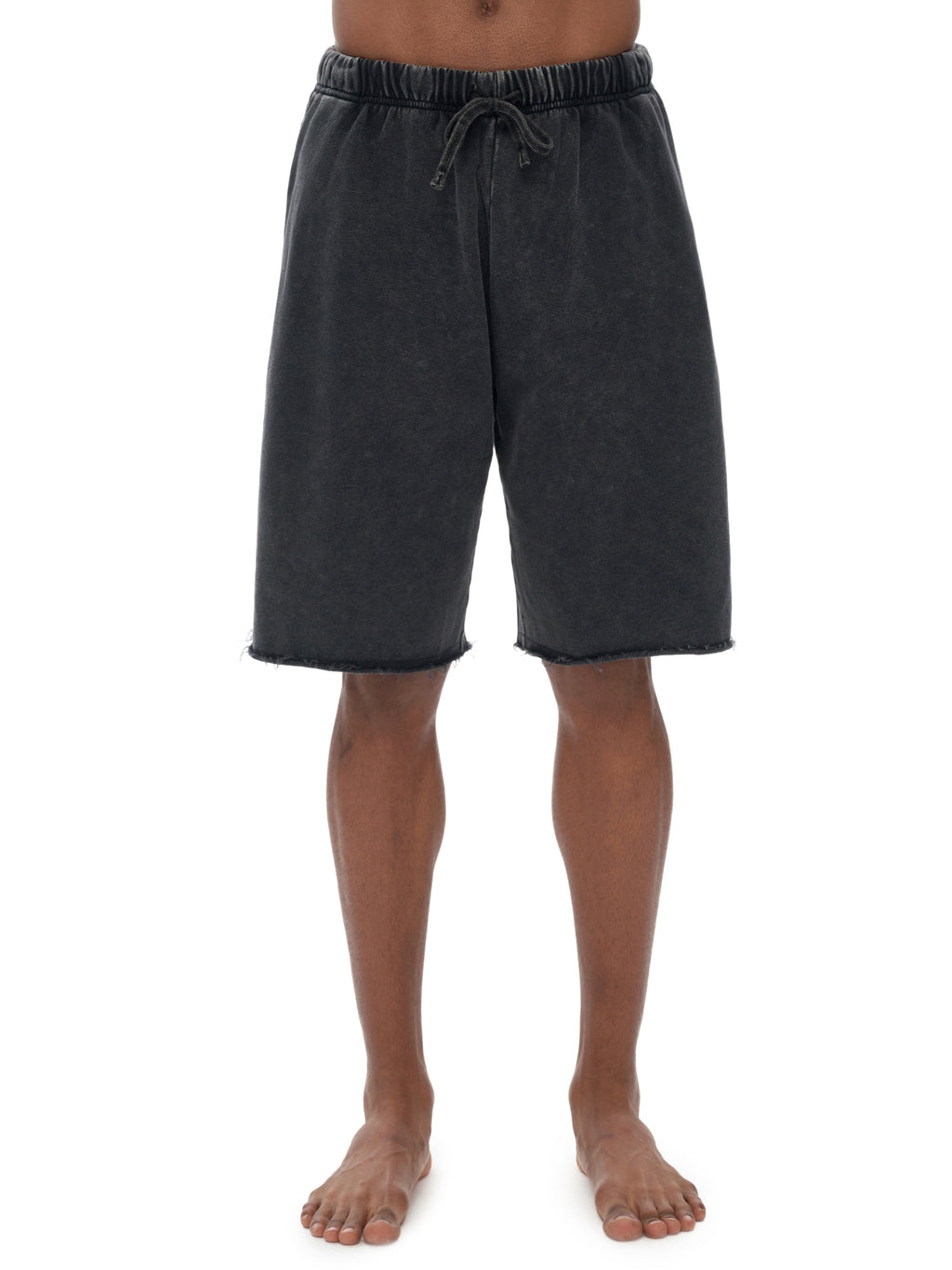 ISSA Raw Hem Shorts