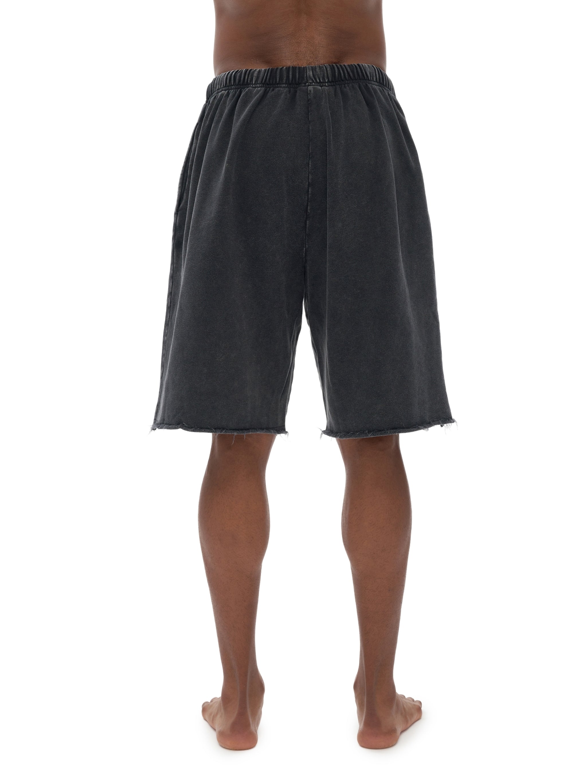 ISSA Raw Hem Shorts