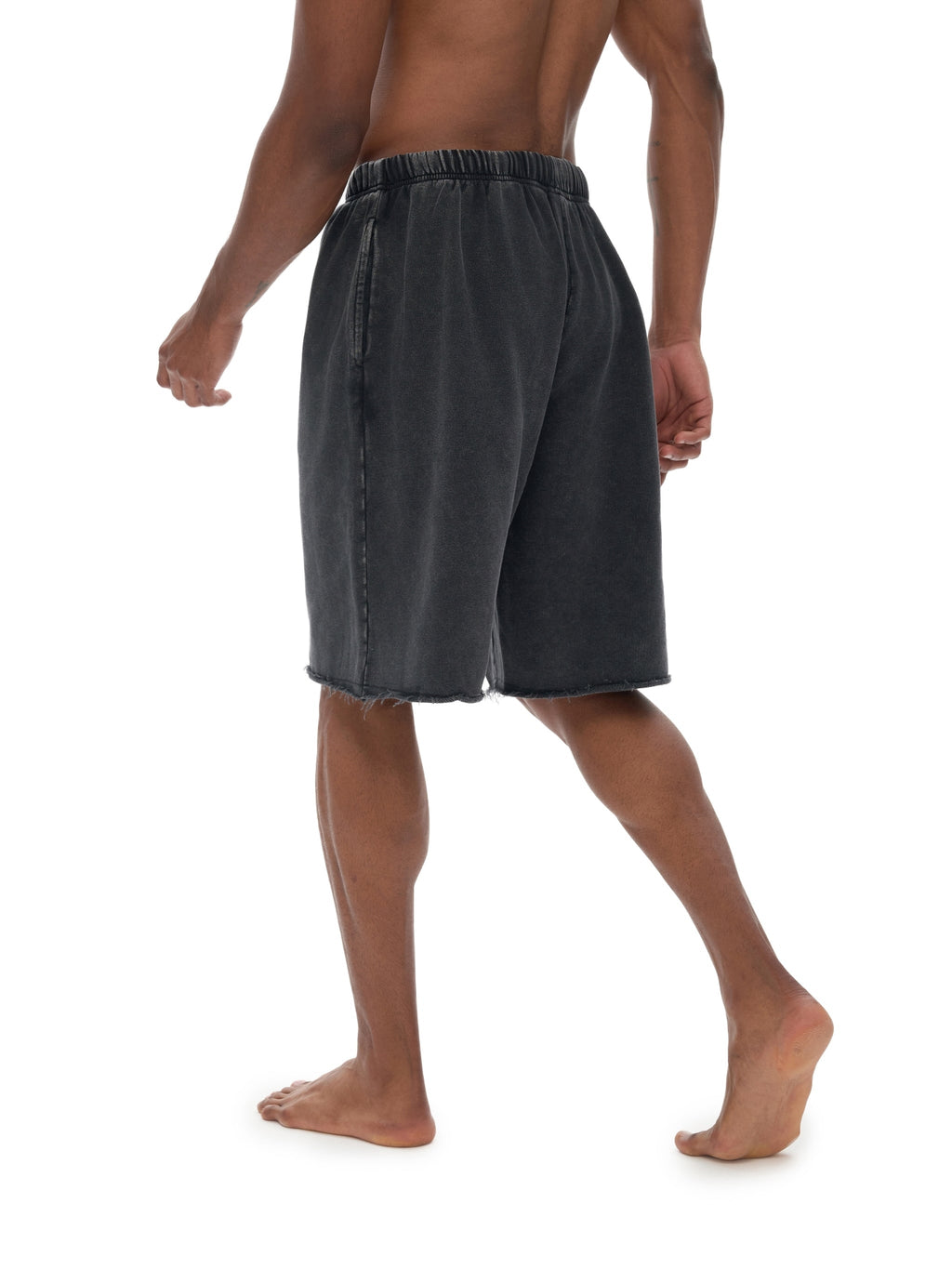 ISSA Raw Hem Shorts
