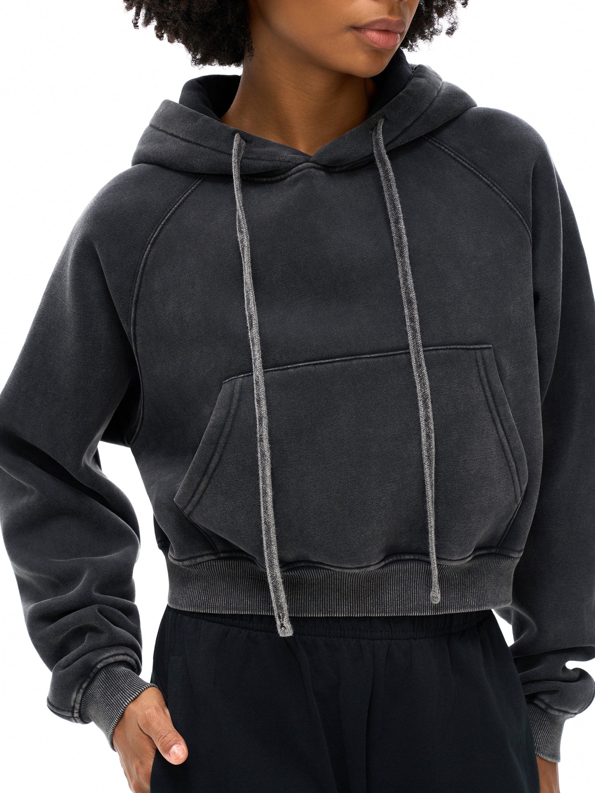 ISSA Dakar Crop Hoodie
